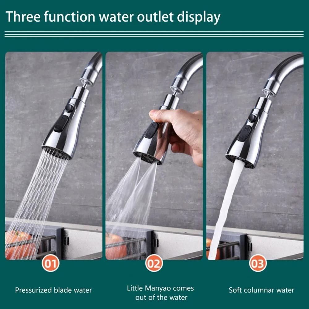 Sachha Sauda™ 360° Rotating 3-Mode Kitchen Faucet